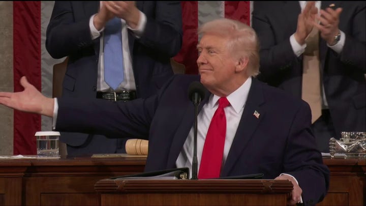 Trump’s ‘home run’ SOTU speech sparks praise from conservatives online while leaving Democrats seething